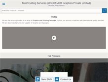 Tablet Screenshot of motifcutting.com